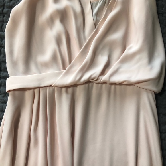White House Black Market light pink/peach sleeveless dress size 4. - Picture 4 of 5